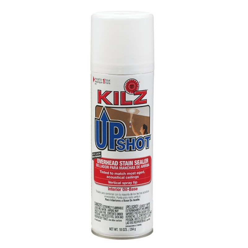 Kilz Up Shot Overhead Stain Oil-Based Interior Sealer 10 oz. White