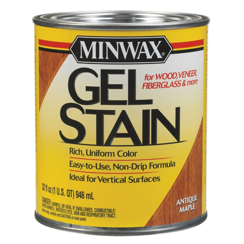 Minwax Transparent Oil-Based Gel Stain Antique Maple 1 qt.