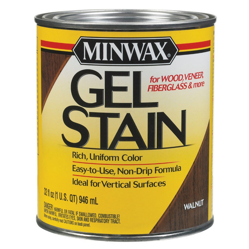 Minwax Transparent Oil-Based Gel Stain Walnut 1 qt.