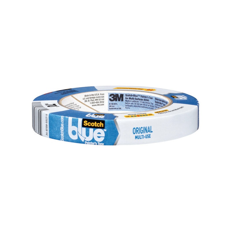 Scotch 0.7 in. W x 60 yd. L General Purpose Painter’s Tape Medium Strength Blue 1 pk