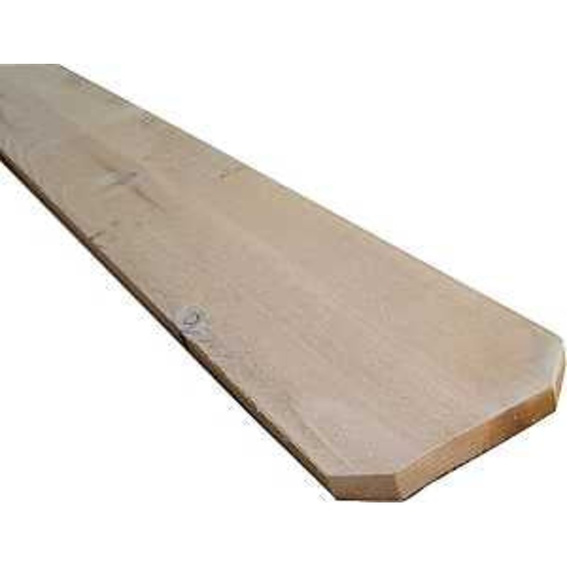 ALEXANDRIA Moulding Q1X6A-50072CE Ear Board, 6 ft L Nominal, 6 in W Nominal, 1 in Thick Nominal