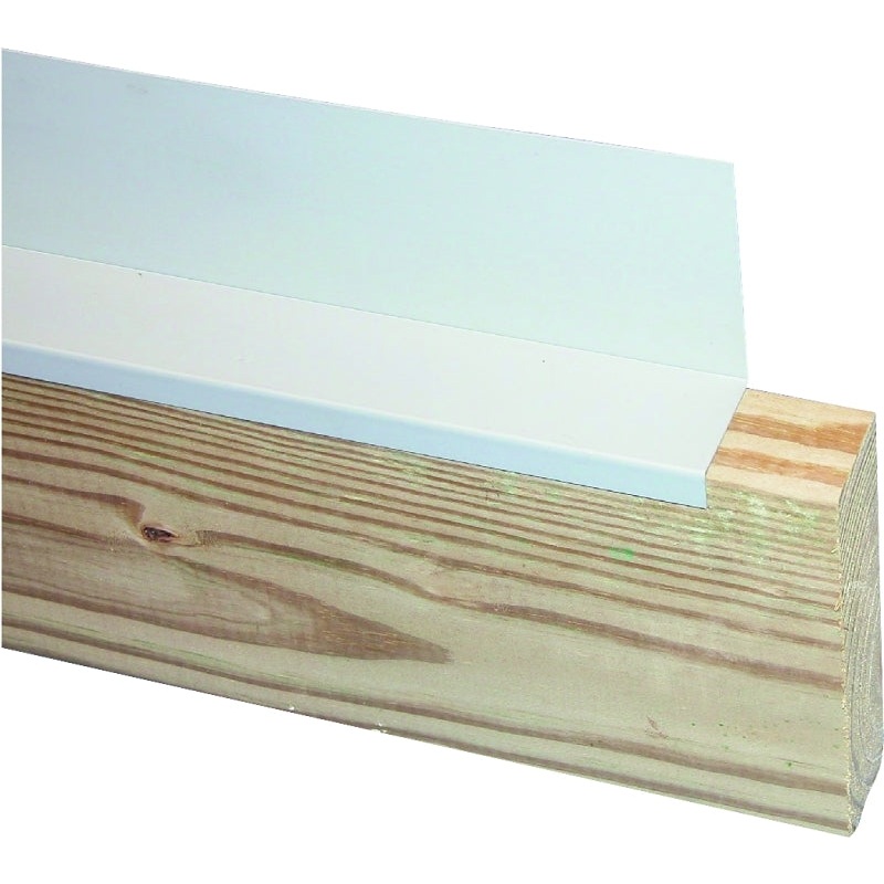Amerimax 37028 Ledger Flashing Cap, 8 ft L, Z Bar Profile, Plastic, Gray, Pack of 40
