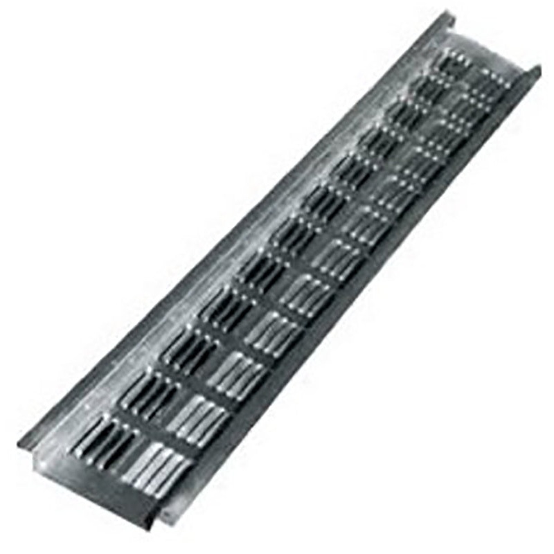 Amerimax VENT8BR-U Soffit Vent, 8 ft L, 9 in/linear ft Net Free Ventilating Area, Aluminum, Brown, Pack of 50