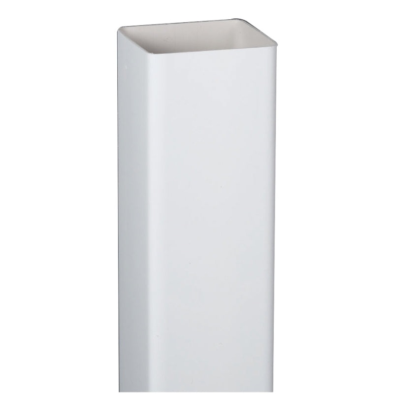 DOWNSPOUT CONTEMP SQ WHITE 2IN, Pack of 6