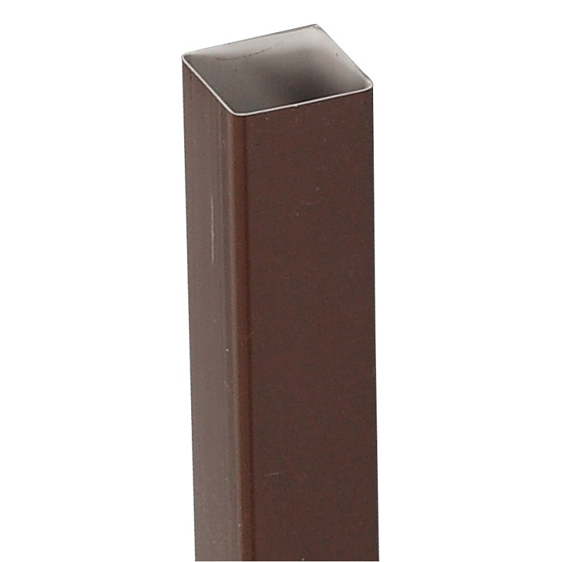 DOWNSPOUT CONTEMP VNYL BRN 2IN, Pack of 6