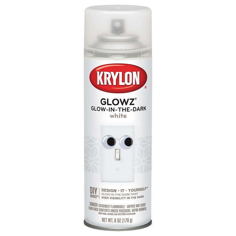 Krylon K03152000 Craft Spray Paint, Gloss, White, 6 oz, Can