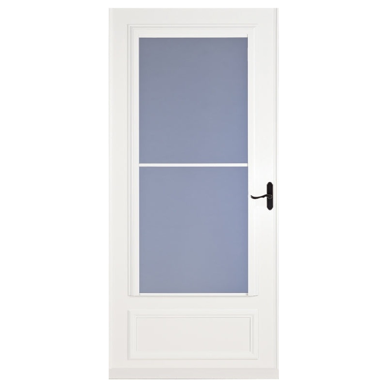 Larson Screen Away 83085031 Storm Door, 32 in W, 81 in H, Retractable Screen