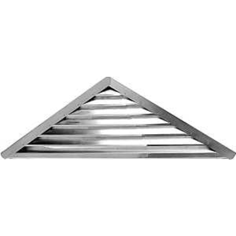 Lomanco LomanCool 905W Adjustable Louver, 57 to 117 sq-in Net Free Ventilating Area, Aluminum, White, Roof Installation