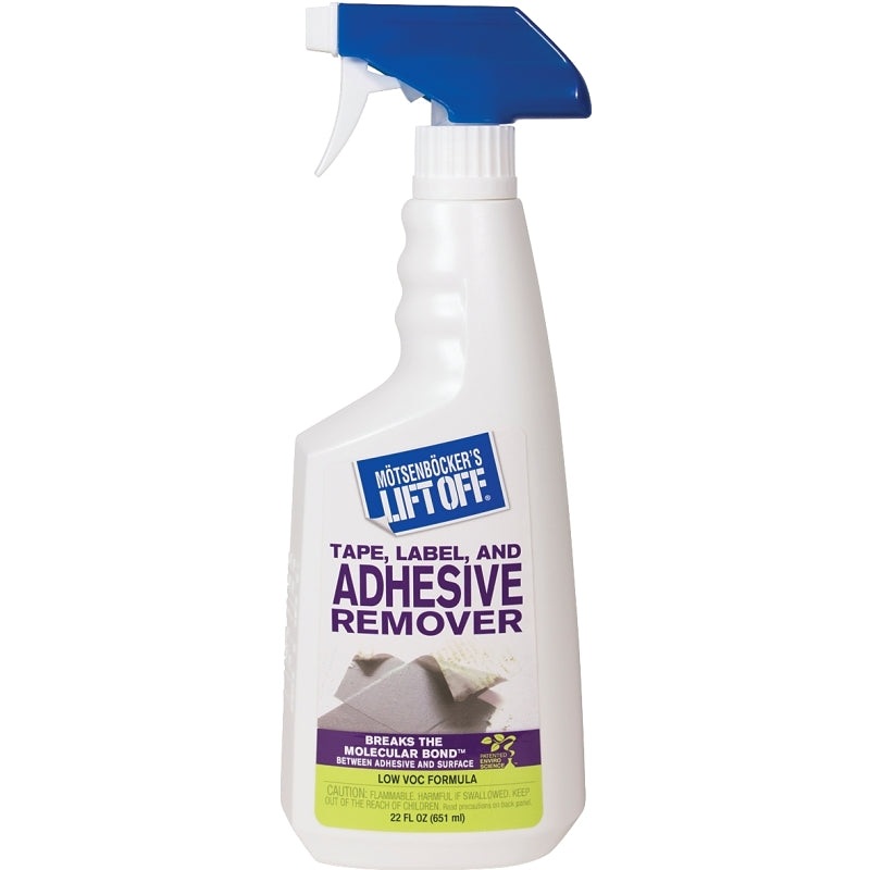 Motsenbocker’s Lift Off 407-01 Adhesive Remover, Liquid, Pungent, Clear, 22 oz, Bottle