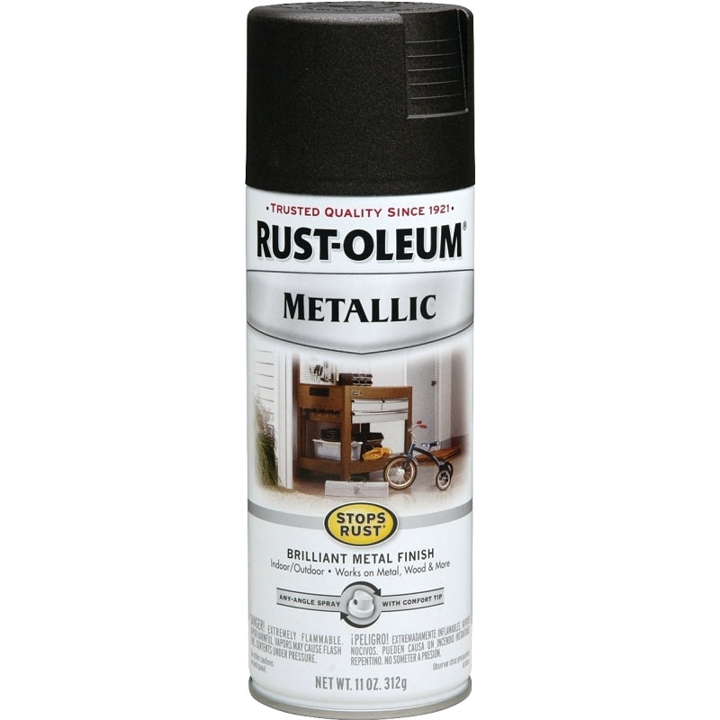 Rust-Oleum 248636 Rust Preventative Spray Paint, Metallic, Oil-Rubbed Bronze, 11 oz, Can