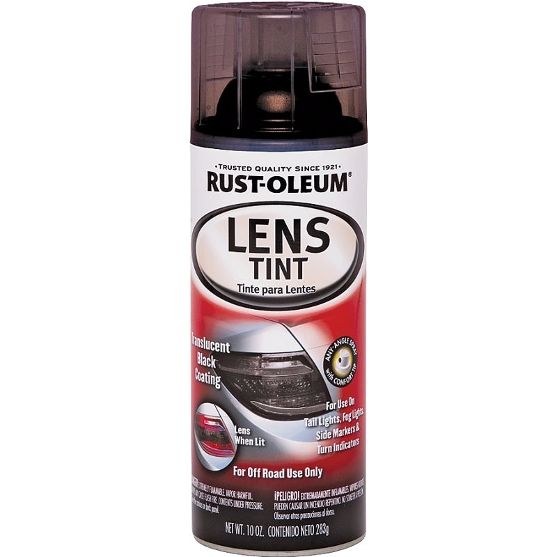 Rust-Oleum 253256 Automotive Spray Paint, Translucent Black, 10 oz, Can