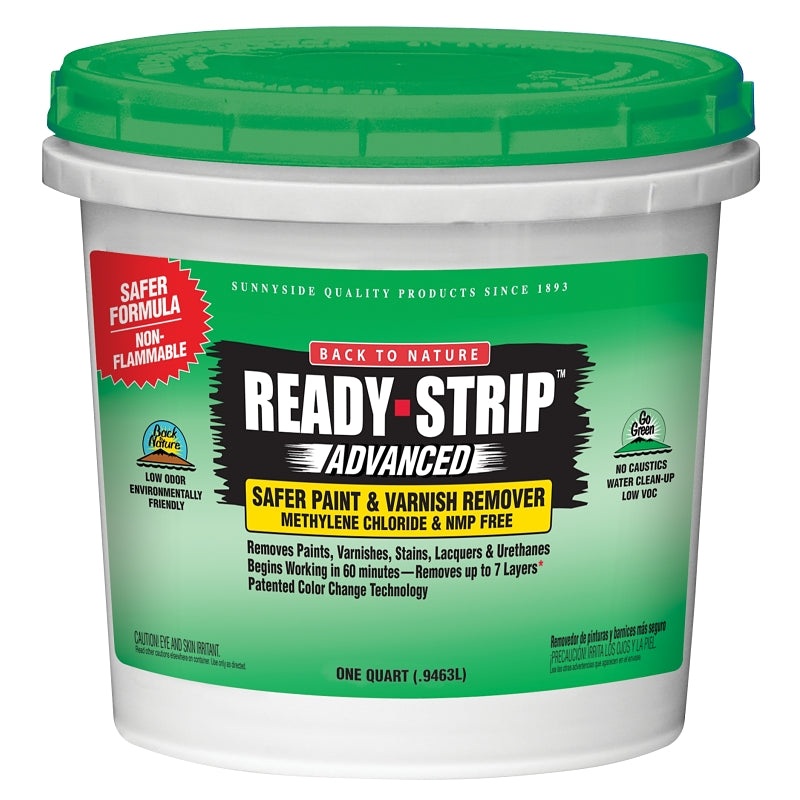 Sunnyside 65832 Paint/Varnish Remover, Gel, Liquid, Mild, Green, 1 qt, Pack of 6