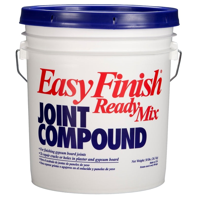 Easy Finish JXHT56 Joint Compound, Paste, Gray, 58 lb, Pack of 36
