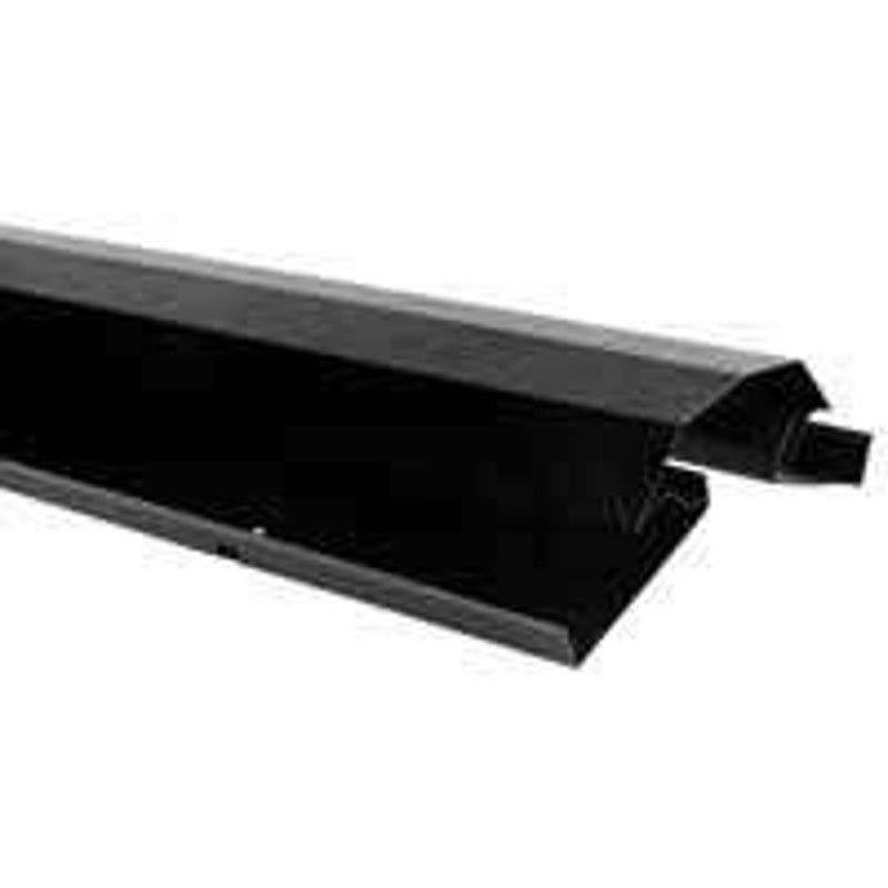 Lomanco LomanCool LPR10B Series Ridge Vent, 3/12 to 12/12 Roof Pitch, 10 ft L, Aluminum, Black, Pack of 10