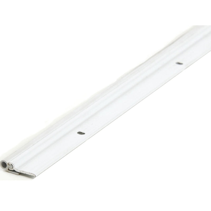 M-D 69938 Jamb Weatherstrip Kit, 7/8 in W, 1/4 in Thick, Aluminum/Vinyl, White