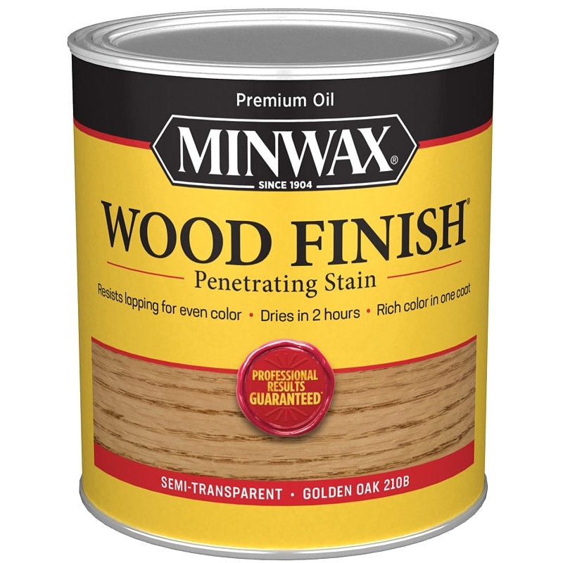 Minwax 70001444 Wood Stain, Golden Oak, Liquid, 1 qt, Can