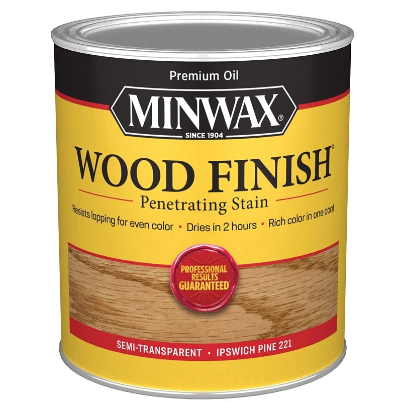 Minwax 70004444 Wood Stain, Ipswich Pine, Liquid, 1 qt, Can