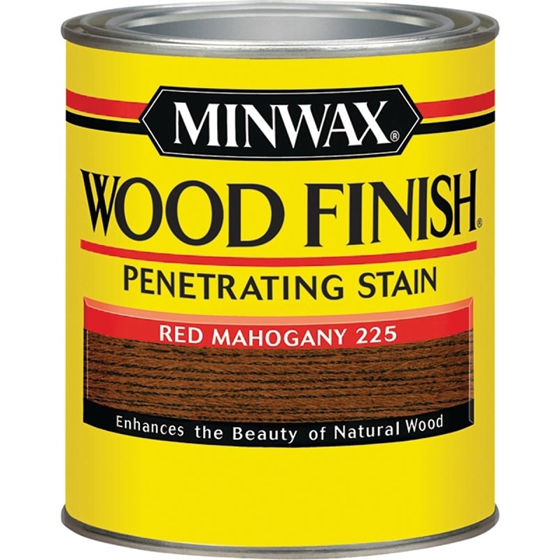 Minwax 70007444 Wood Stain, Red Mahogany, Liquid, 1 qt, Can