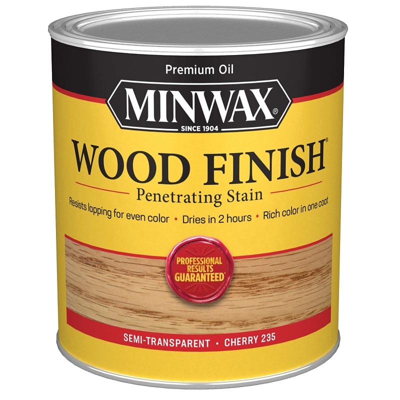 Minwax 70009444 Wood Stain, Cherry, Liquid, 1 qt, Can