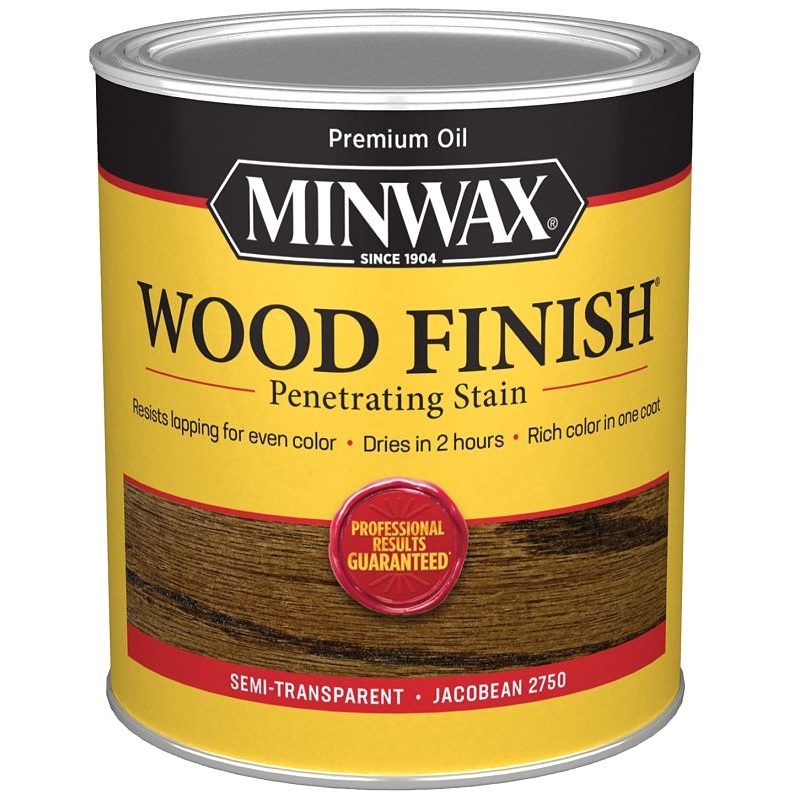 Minwax 70014444 Wood Stain, Jacobean, Liquid, 1 qt, Can