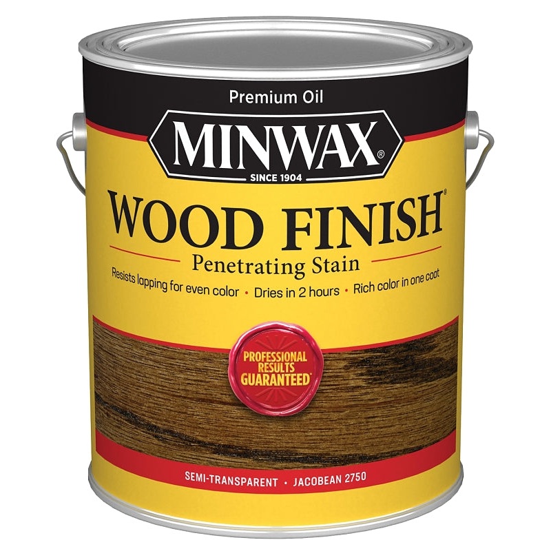 Minwax 71014000 Wood Stain, Oil Base, Jacobean, Liquid, 1 gal, Can, Pack of 2