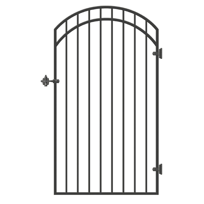 Nuvo Iron GGI0440-RG02-AG03 Ornamental Gate, 33 in W, 68 in H, Iron