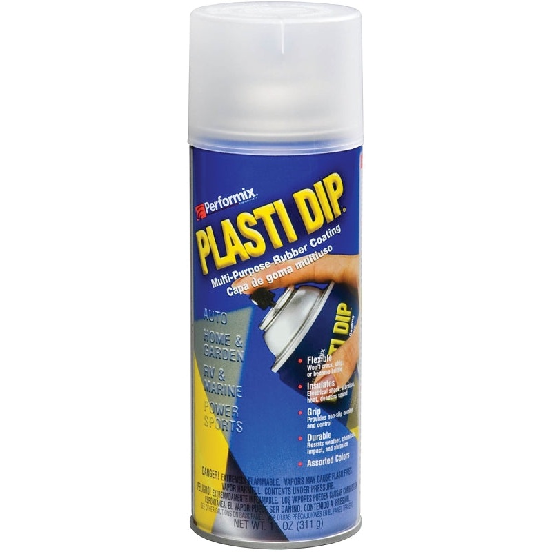 Plasti Dip 11209-6 Rubberized Spray Coating, Clear, 11 oz, Can