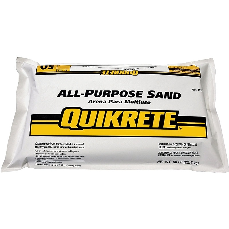 Quikrete 1152-53 All-Purpose Sand, Solid, 50 lb Bag, Pack of 40