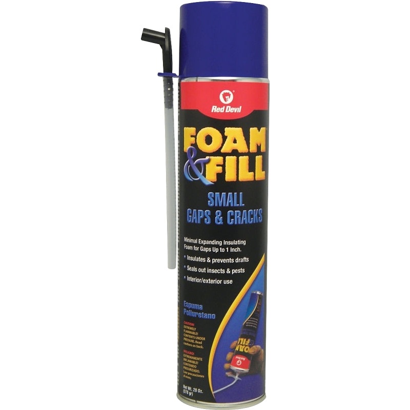 Red Devil 0920 Minimal Expanding Foam Sealant, Champagne, 20 oz Aerosol Can