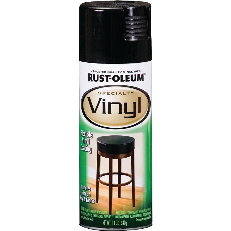 Rust-Oleum 1909830 Spray Paint, Semi-Gloss, Black, 12 oz, Can