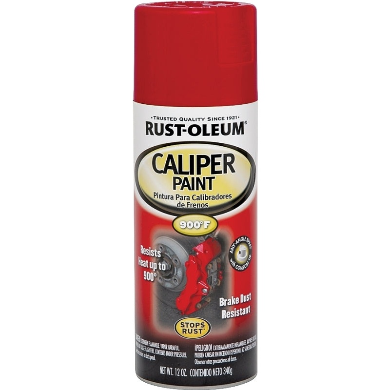 Rust-Oleum 251591 Caliper Spray Paint, Red, 12 oz, Can
