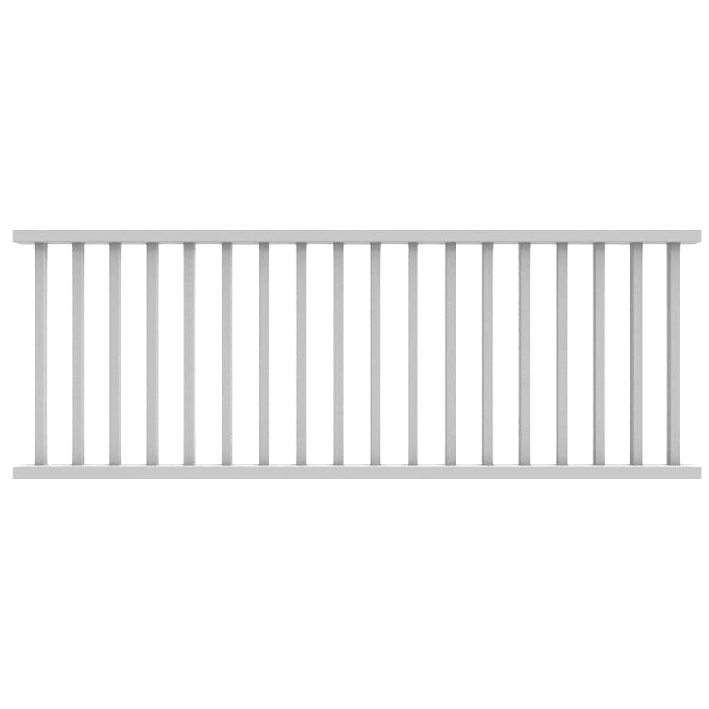 Xpanse Select 73012424 Rail Kit, 8 ft L Actual, Square Profile, Vinyl, White