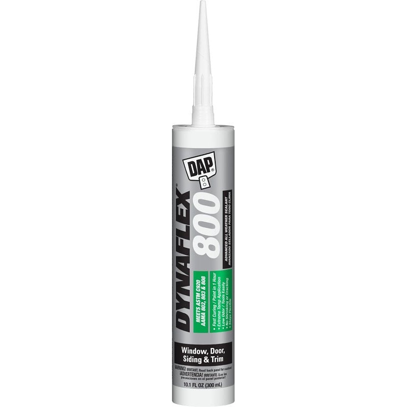 DAP 00816 Siding and Window Sealant, Clear, 5 to 7 days Curing, 20 to 140 deg F, 10.1 oz Cartridge, Pack of 12