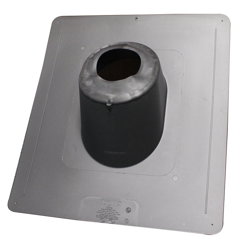 Duraflo 551104BL Roof Flashing, 17.98 in OAL, 16.24 in OAW, Plastic