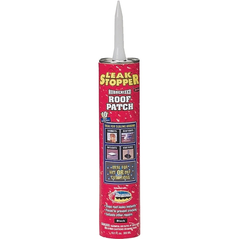 Gardner 0319-GA Roof Patch, Black, Liquid, 10.1 fl-oz Tube, Pack of 12