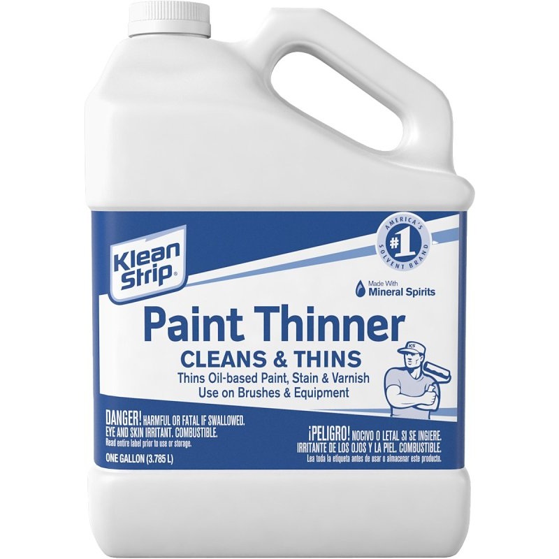 Klean Strip GKPT94400 Paint Thinner, Water White, 1 gal, Can, Liquid, Pack of 4