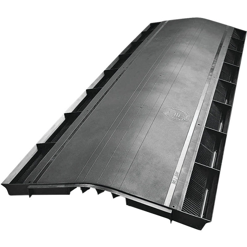 Lomanco Omni Series OR4 Ridge Vent, 4 ft L, Black, Pack of 10
