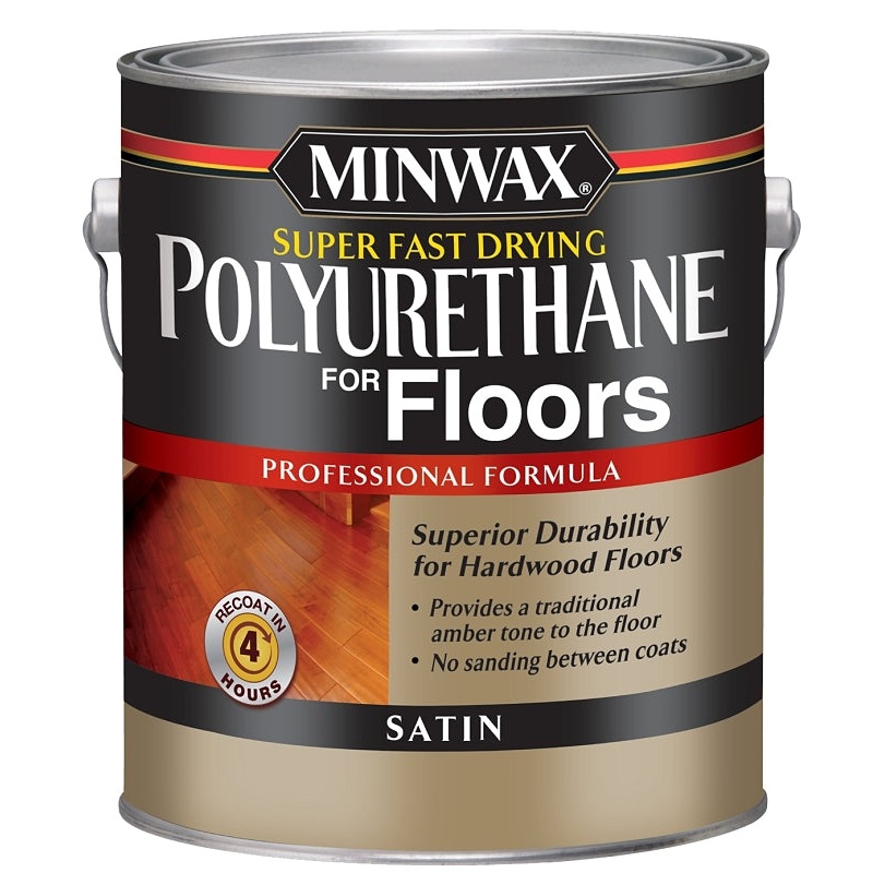 Minwax 130220000 Polyurethane, Oil Base, Clear, Liquid, 1 gal Can, 0.9 Specific Gravity, Pack of 2