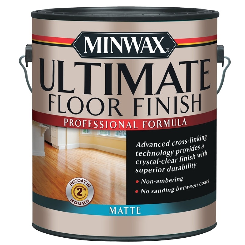 Minwax 131040000 Ultimate Floor Finish, Matte, Liquid, 1 gal, Pack of 2