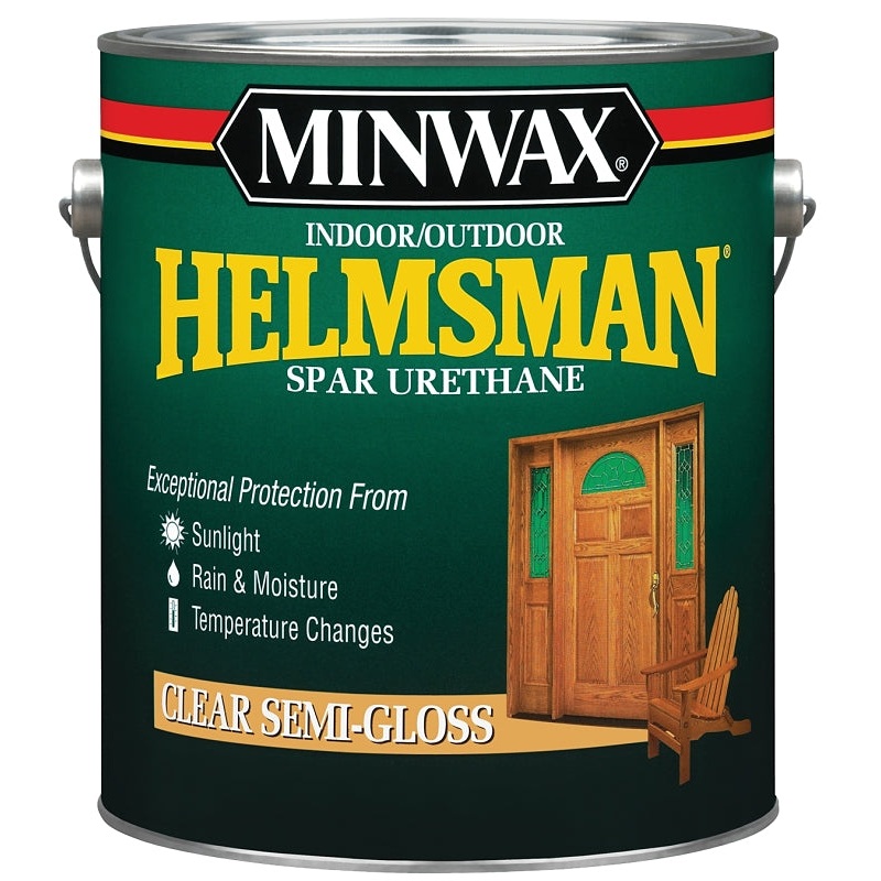 Minwax 13210000 Spar Varnish, Oil, 400 sq-ft/gal Coverage Area, Semi-Gloss, Liquid, 1 gal Pail, Pack of 2
