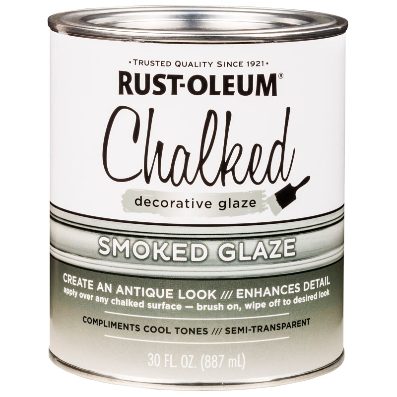 Rust-Oleum 315883 Chalk Spray Paint, Satin Chalky, Smoked, 30 oz, Pack of 2