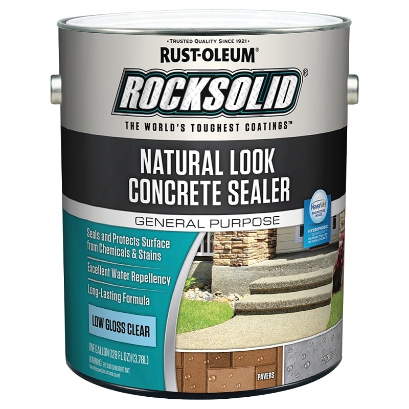 Rust-Oleum 317928 Concrete Sealer, 1 gal, Clear, Pack of 2