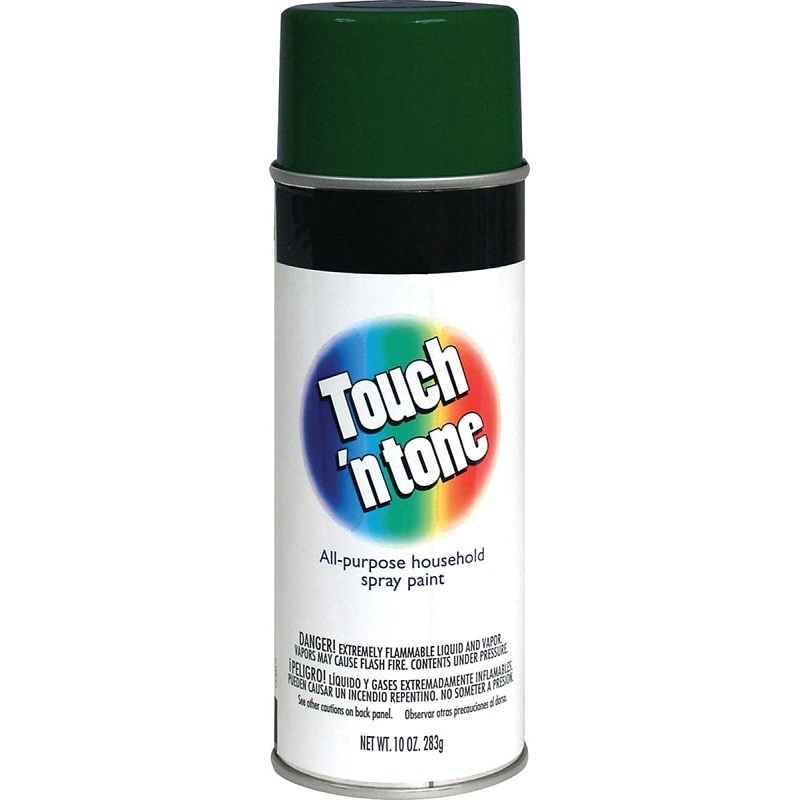 Touch ‘N Tone 55271830 Spray Paint, Gloss, Hunter Green, 10 oz, Can