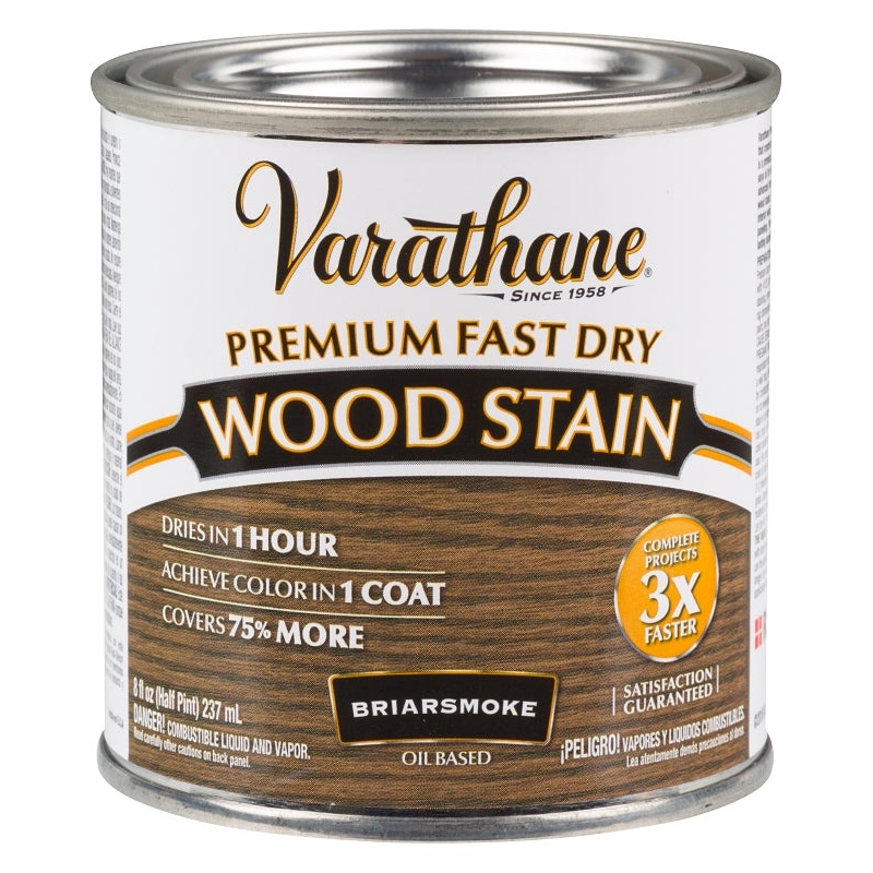 Varathane 307415 Stain, Briar Smoke, Liquid, 0.5 pt, Can