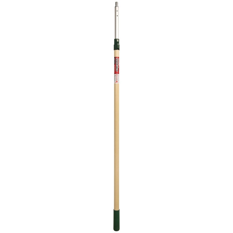 Wooster R055 Extension Pole, 4 to 8 ft L, Aluminum/Fiberglass