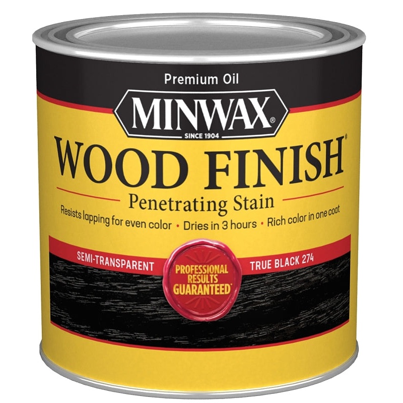 FINISH WOOD TRUE BLACK 1/2PT