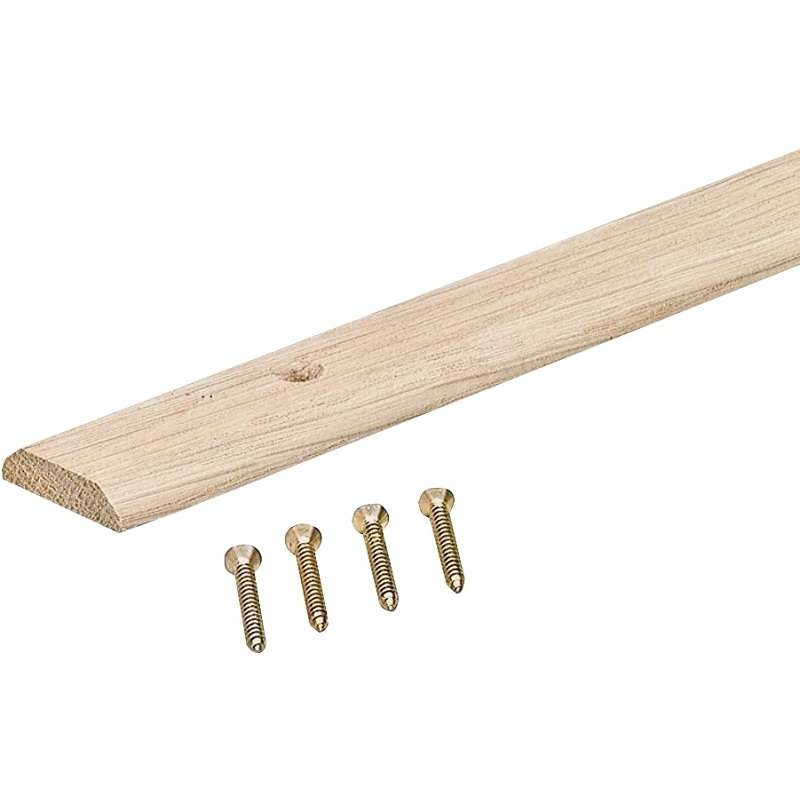 M-D 85241 Seam Binder, 72 in L, 1-1/4 in W, Smooth Surface, Oak Wood, Unfinished, Pack of 6