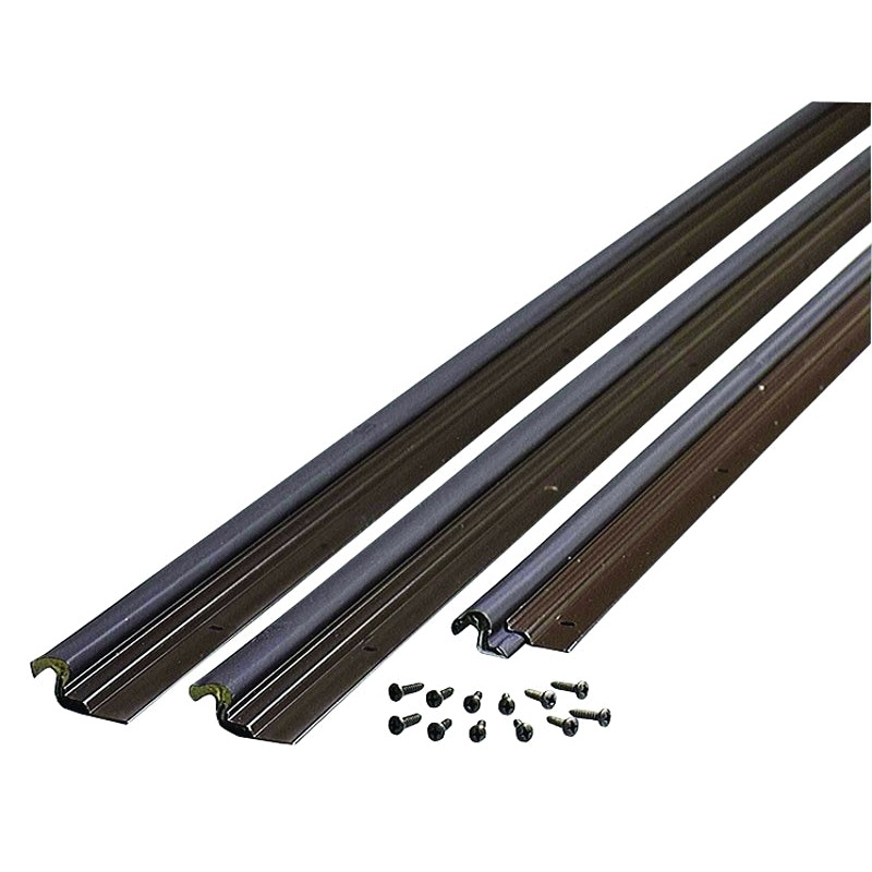 M-D 87783 Compression Weatherstrip, 84 in L, Aluminum