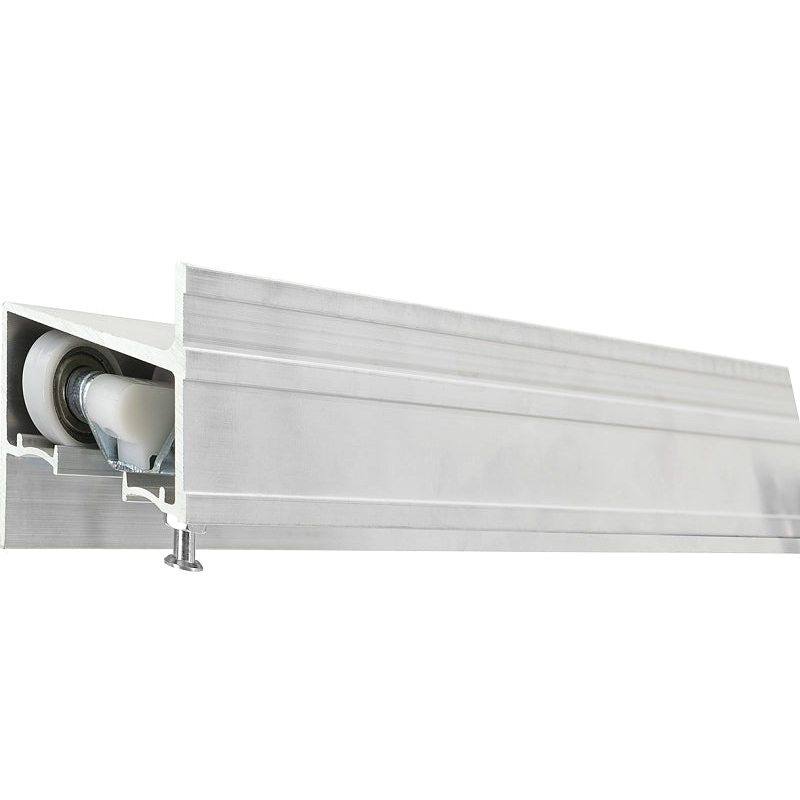 Renin AW0162F-07200-ALBB Hardware and Track Set, 72 in L Track, Aluminum, Wall, For: 1 to 1-3/4 in THK Sliding Door