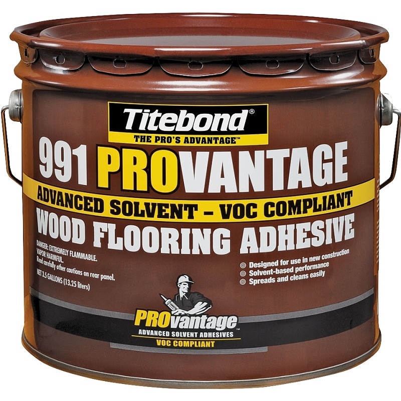 Titebond PROvantage 8179 Wood Floor Adhesive, Beige, 3.5 gal Pail